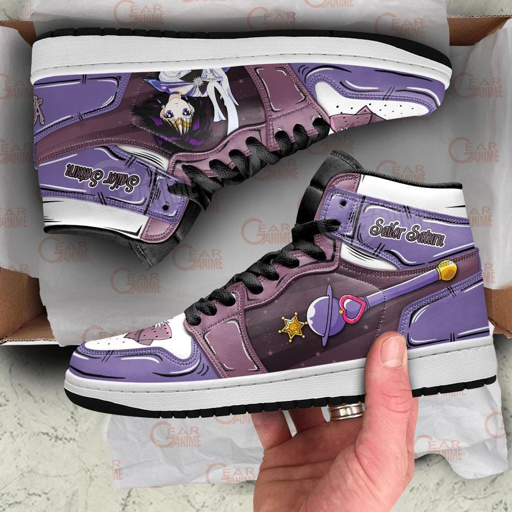 Sailor Saturn High-Top Sneakers Retro Streetwear Vibe Shoes For Men And Women - Image 3