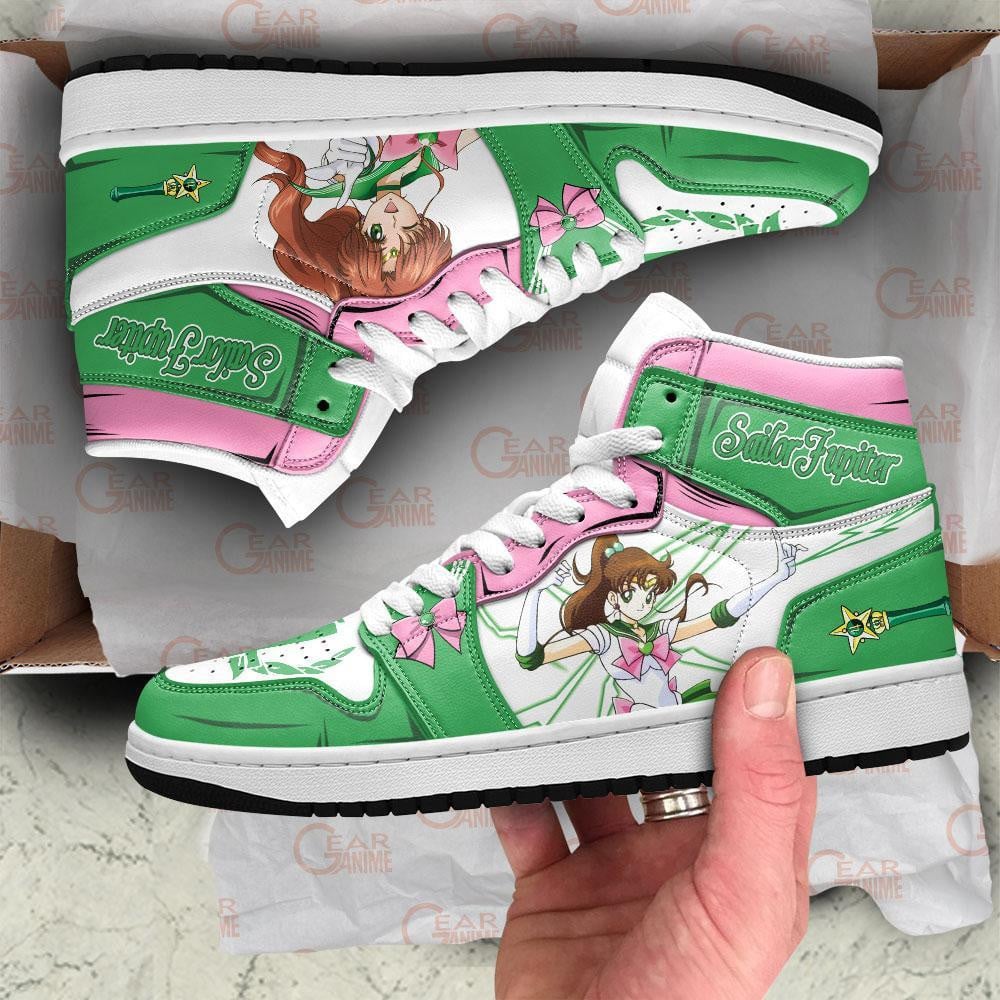 Sailor Jupiter High-Top Sneakers Retro Streetwear Vibe Shoes For Men And Women - Image 3