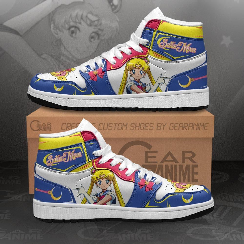Sailor Moon High-Top Sneakers Retro Streetwear Vibe Shoes For Men And Women - Image 3