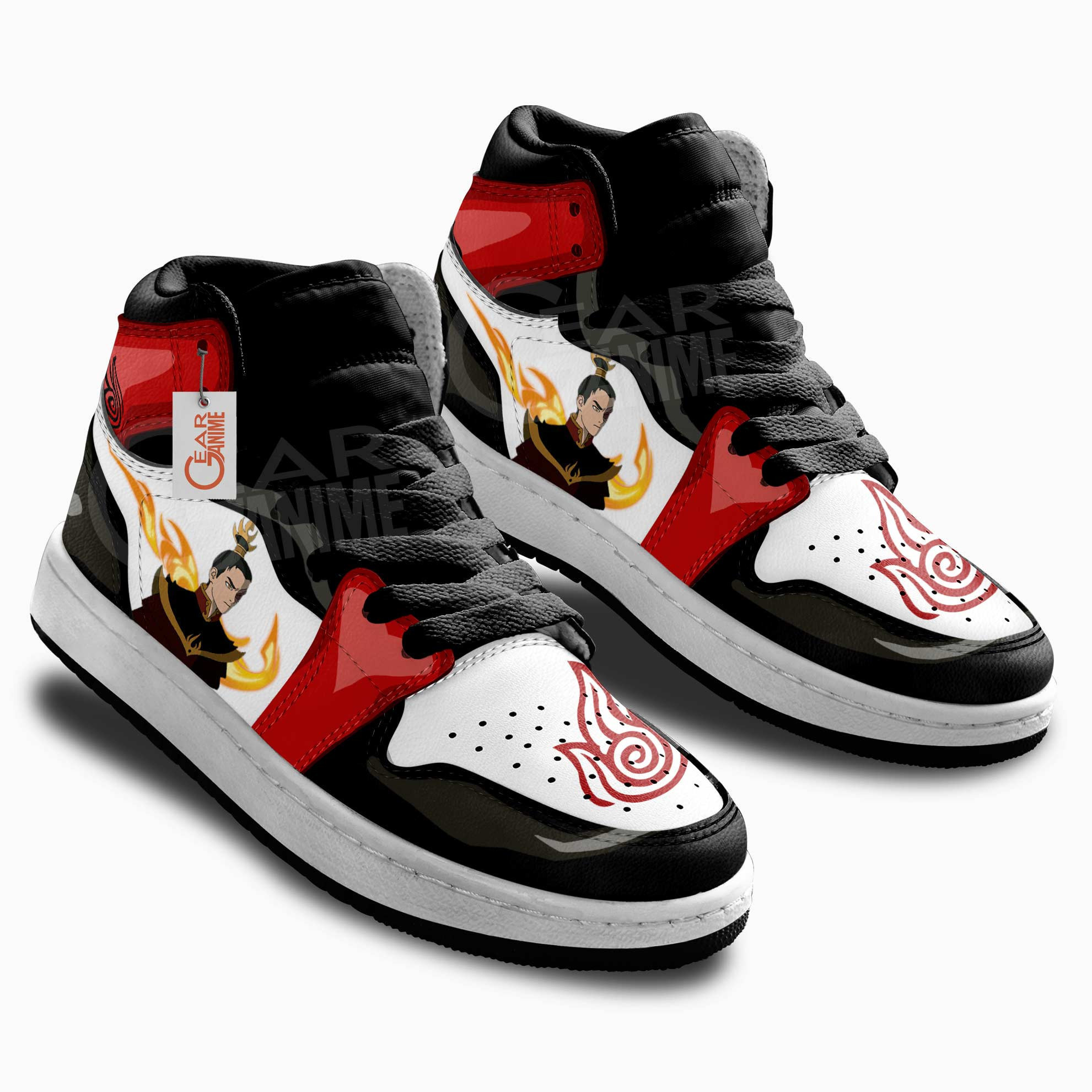 Avatar: The Last Airbender High-Top Sneakers Retro Streetwear Vibe Shoes For Men And Women - Image 3