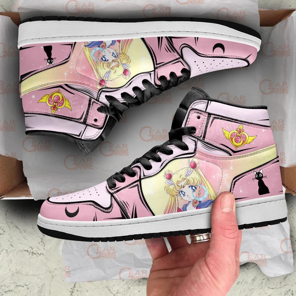 Sailor Moon High-Top Sneakers Retro Streetwear Vibe Shoes For Men And Women - Image 3