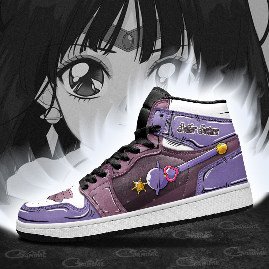 Sailor Saturn High-Top Sneakers Retro Streetwear Vibe Shoes For Men And Women - Image 4