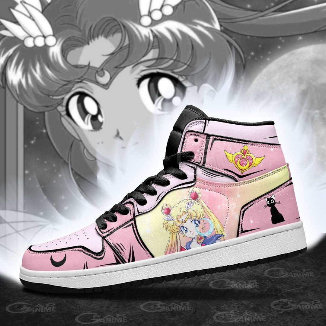 Sailor Moon High-Top Sneakers Retro Streetwear Vibe Shoes For Men And Women - Image 4