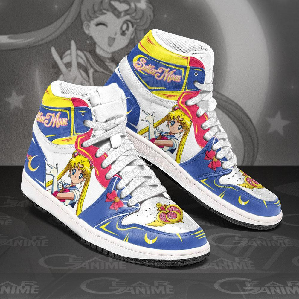 Sailor Moon High-Top Sneakers Retro Streetwear Vibe Shoes For Men And Women - Image 4
