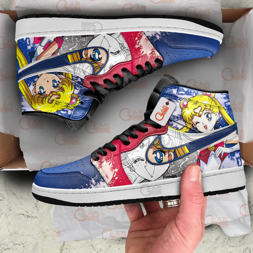 Sailor Moon High-Top Sneakers Retro Streetwear Vibe Shoes For Men And Women - Image 3