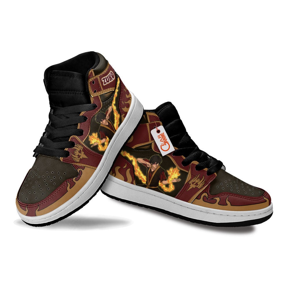 Zuko High-Top Sneakers Retro Streetwear Vibe Shoes For Men And Women - Image 3