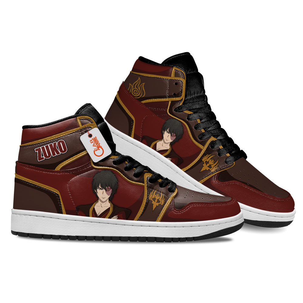 Zuko High-Top Sneakers Retro Streetwear Vibe Shoes For Men And Women - Image 3