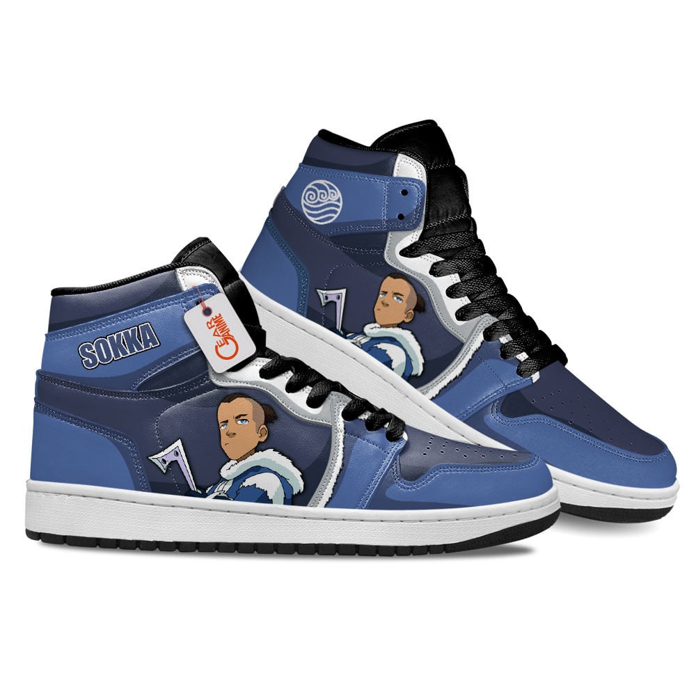 Sokka High-Top Sneakers Retro Streetwear Vibe Shoes For Men And Women - Image 3