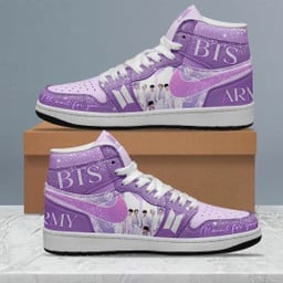 BTS High-Top Sneakers Retro Streetwear Vibe Shoes For Men And Women - Image 2