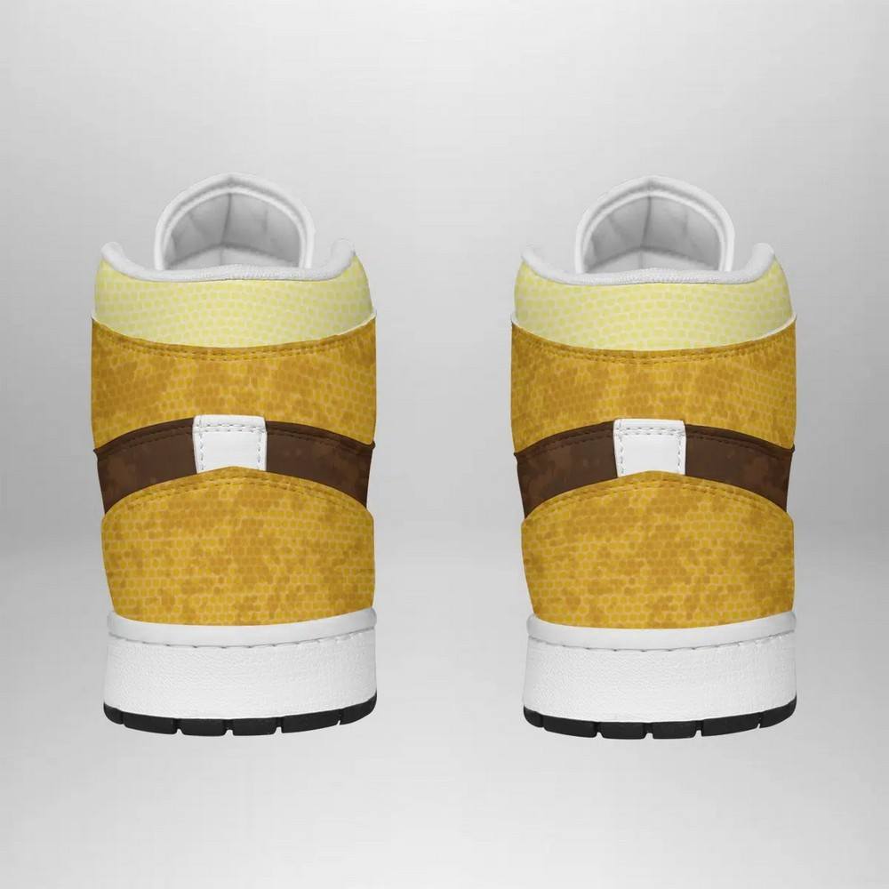 Eevee Attack Pokemon High-Top Sneakers Retro Streetwear Vibe Shoes For Men And Women - Image 4