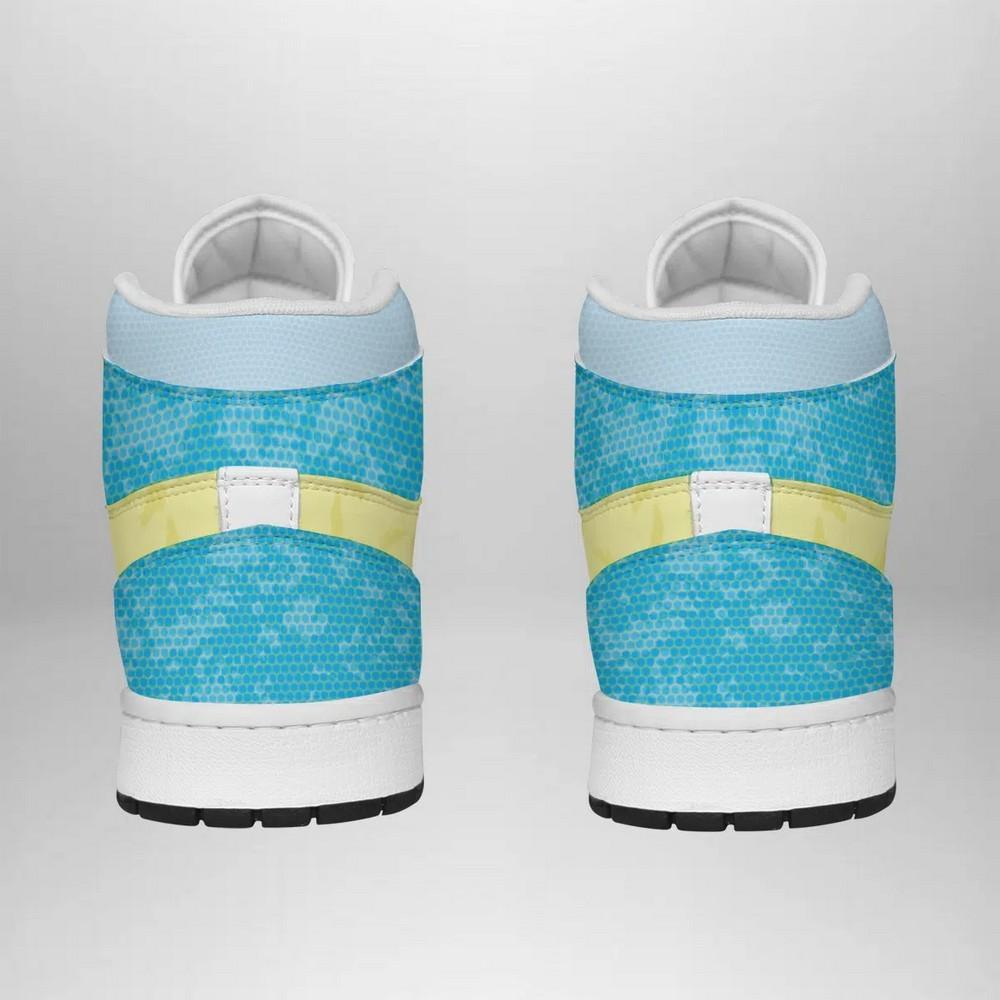 Squirtle Attack Pokemon High-Top Sneakers Retro Streetwear Vibe Shoes For Men And Women - Image 4