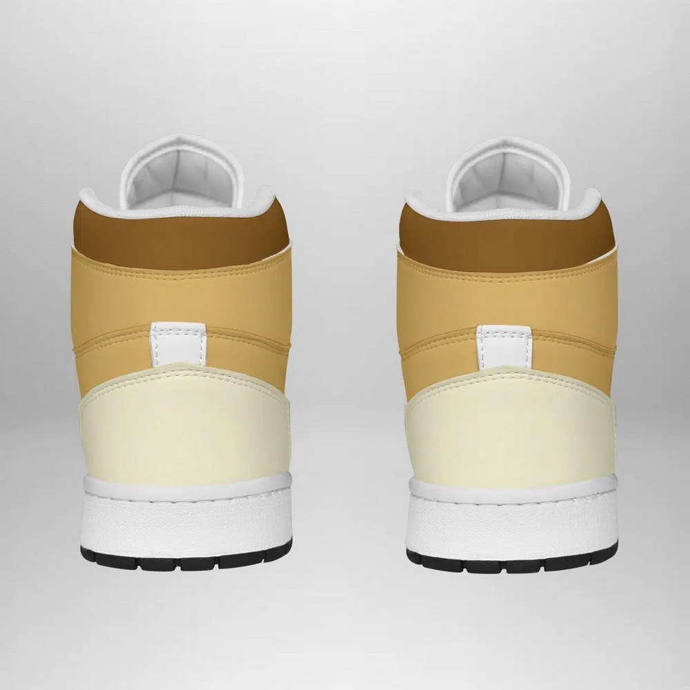 Eevee Face Pokemon High-Top Sneakers Retro Streetwear Vibe Shoes For Men And Women - Image 4