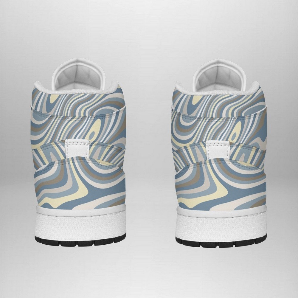 Snorlax Trippy Pokemon High-Top Sneakers Retro Streetwear Vibe Shoes For Men And Women - Image 4