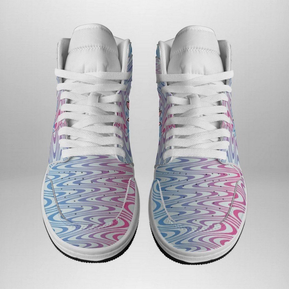 Sylveon Trippy Pokemon High-Top Sneakers Retro Streetwear Vibe Shoes For Men And Women - Image 2