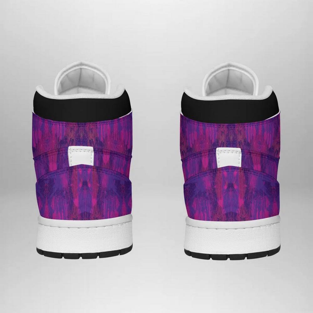 Trippy Ghostly Pokemon High-Top Sneakers Retro Streetwear Vibe Shoes For Men And Women - Image 4