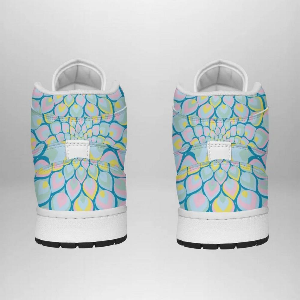 Squirtle Trippy Pokemon High-Top Sneakers Retro Streetwear Vibe Shoes For Men And Women - Image 4