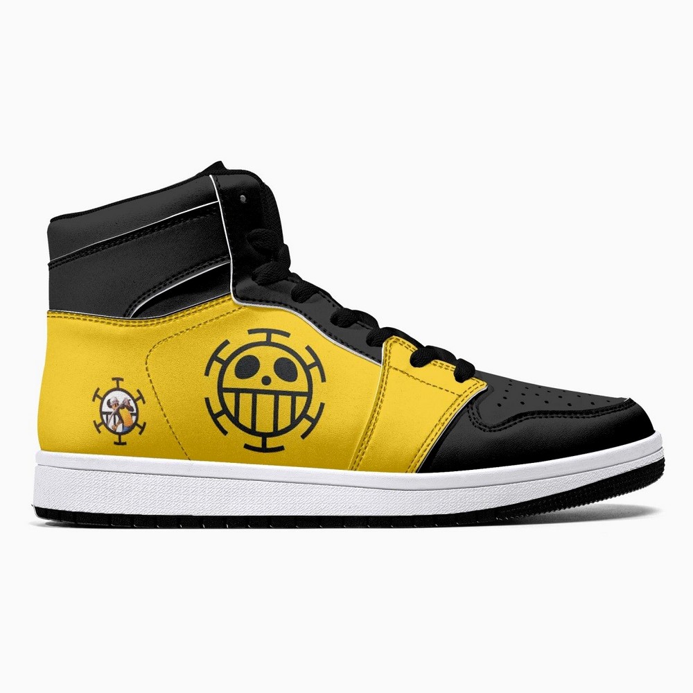 Trafalgar D. Water Law One Piece High-Top Sneakers Retro Streetwear Vibe Shoes For Men And Women - Image 2