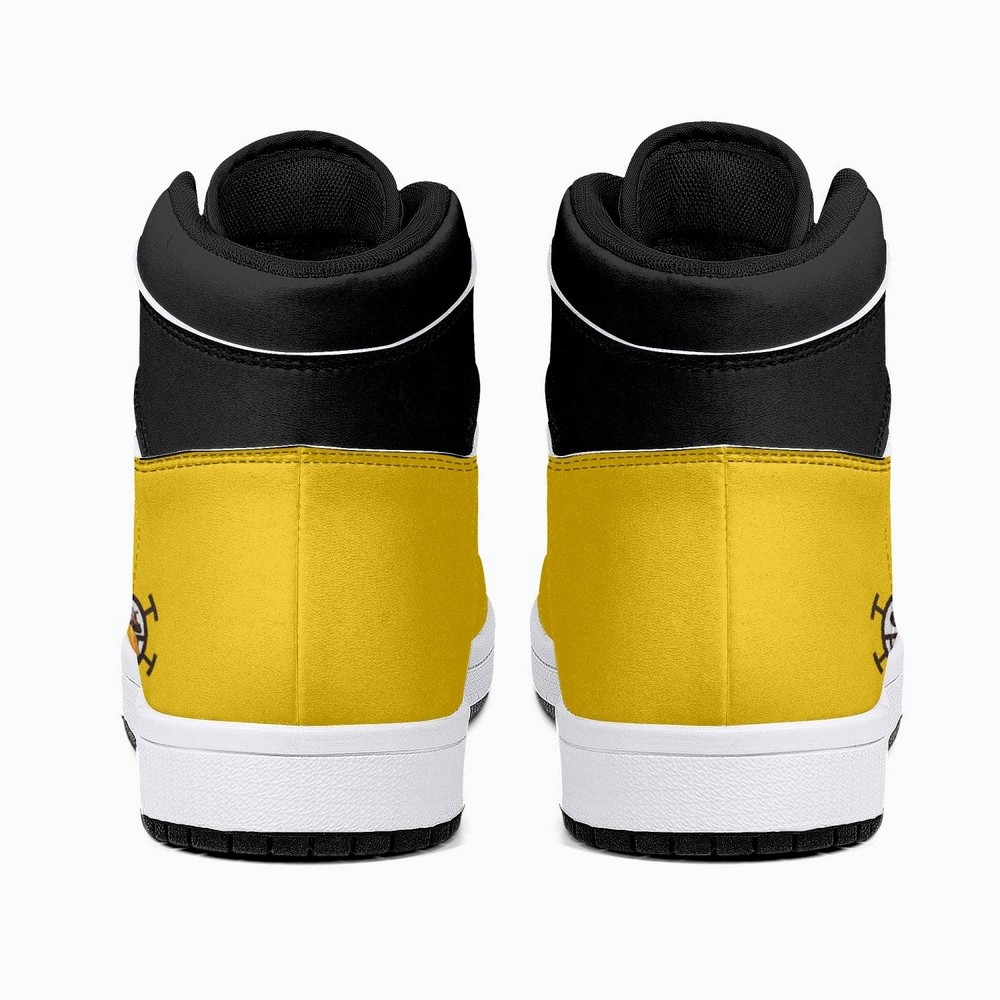 Trafalgar D. Water Law One Piece High-Top Sneakers Retro Streetwear Vibe Shoes For Men And Women - Image 4