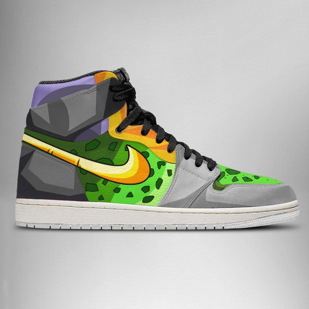 Dragon Ball Cel High-Top Sneakers Retro Streetwear Vibe Shoes For Men And Women - Image 4