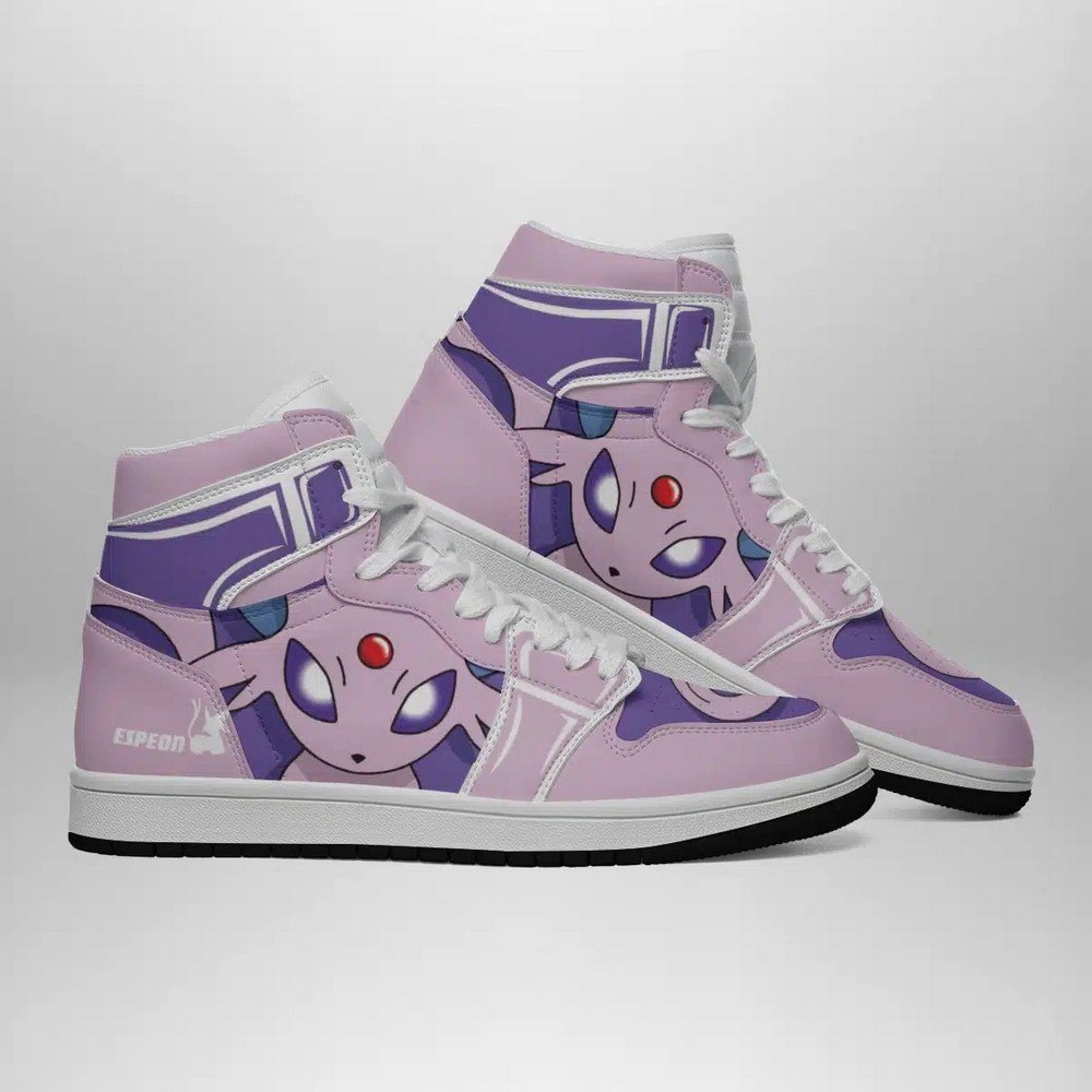 Espeon Pokemon High-Top Sneakers Retro Streetwear Vibe Shoes For Men And Women - Image 3