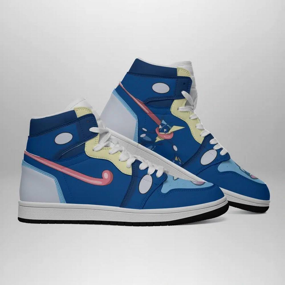Greninja Pokemon High-Top Sneakers Retro Streetwear Vibe Shoes For Men And Women - Image 3