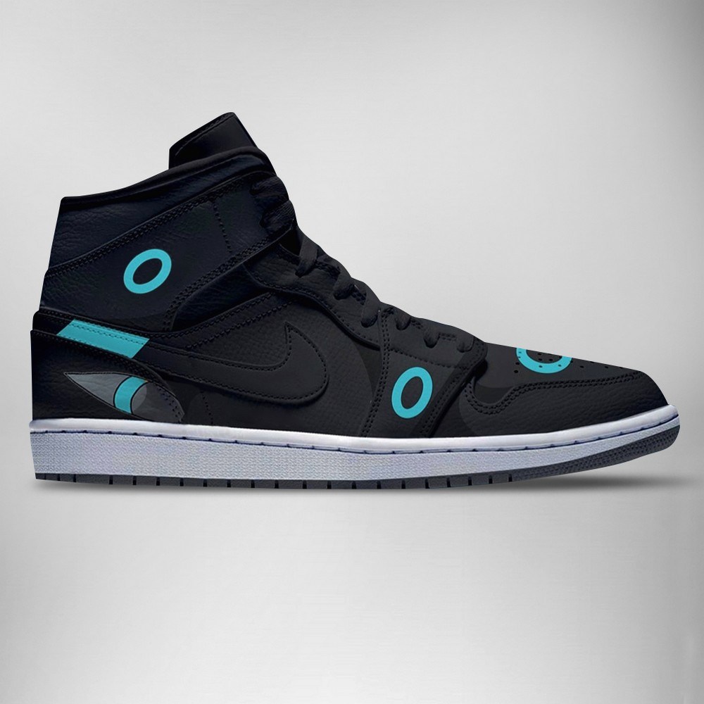 Umbreon High-Top Sneakers Retro Streetwear Vibe Shoes For Men And Women - Image 2