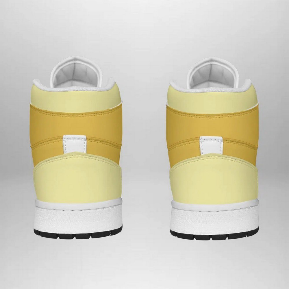 Psyduck Face Pokemon High-Top Sneakers Retro Streetwear Vibe Shoes For Men And Women - Image 4