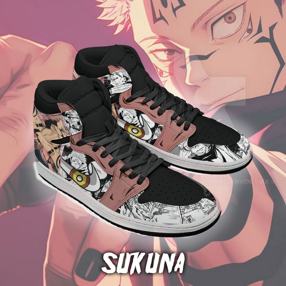 Sukuna High-Top Sneakers Retro Streetwear Vibe Shoes For Men And Women - Image 2