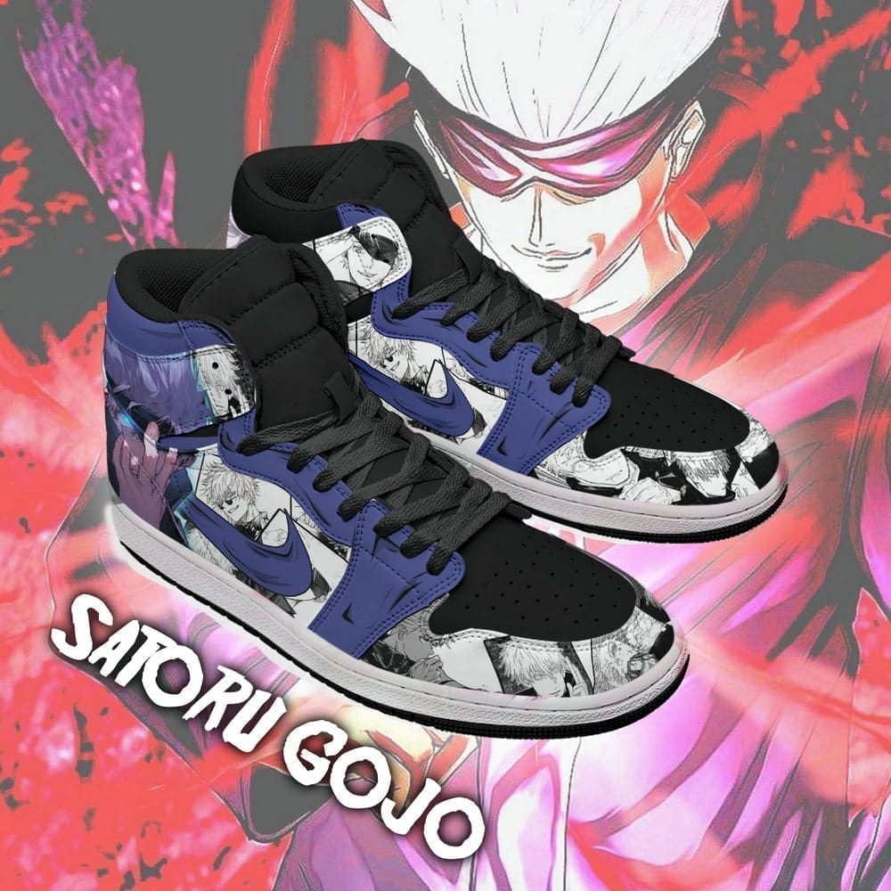 Gojo Satoru High-Top Sneakers Retro Streetwear Vibe Shoes For Men And Women - Image 2