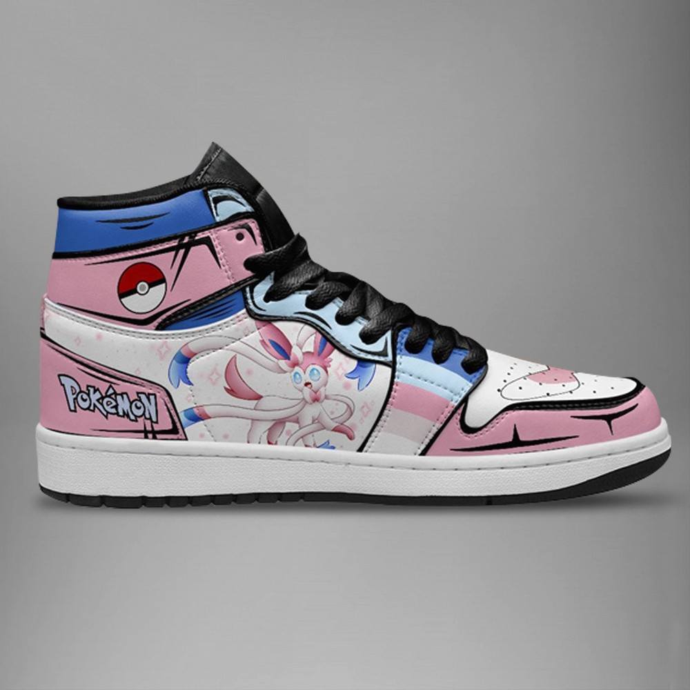 Sylveon High-Top Sneakers Retro Streetwear Vibe Shoes For Men And Women - Image 3