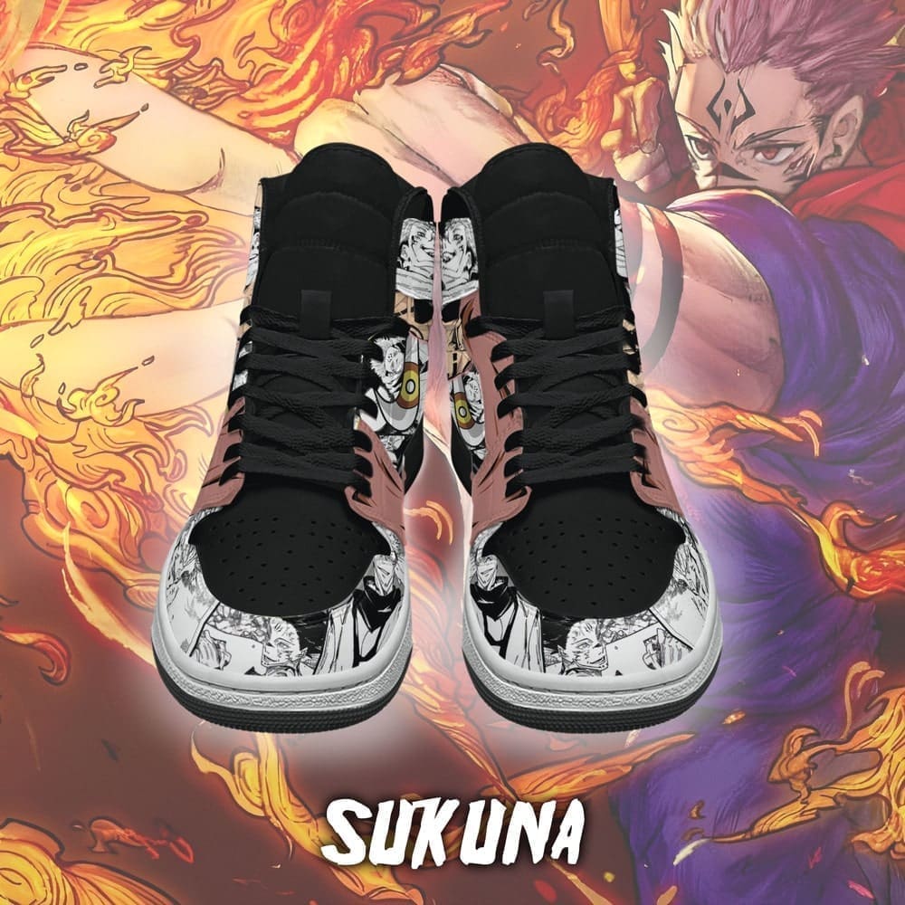 Sukuna High-Top Sneakers Retro Streetwear Vibe Shoes For Men And Women - Image 3