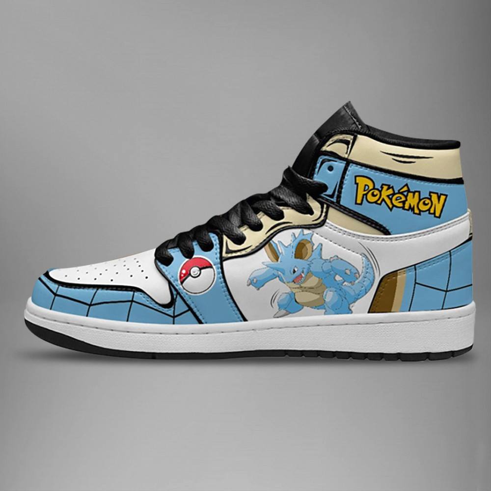 Nidoqueen High-Top Sneakers Retro Streetwear Vibe Shoes For Men And Women - Image 2