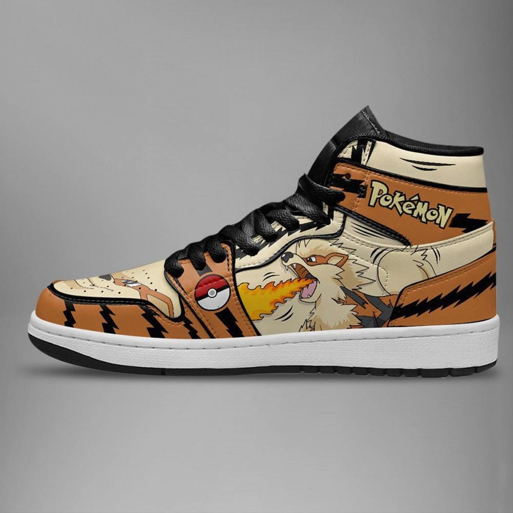 Arcanine High-Top Sneakers Retro Streetwear Vibe Shoes For Men And Women - Image 3