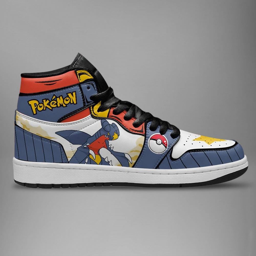 Garchomp High-Top Sneakers Retro Streetwear Vibe Shoes For Men And Women - Image 3