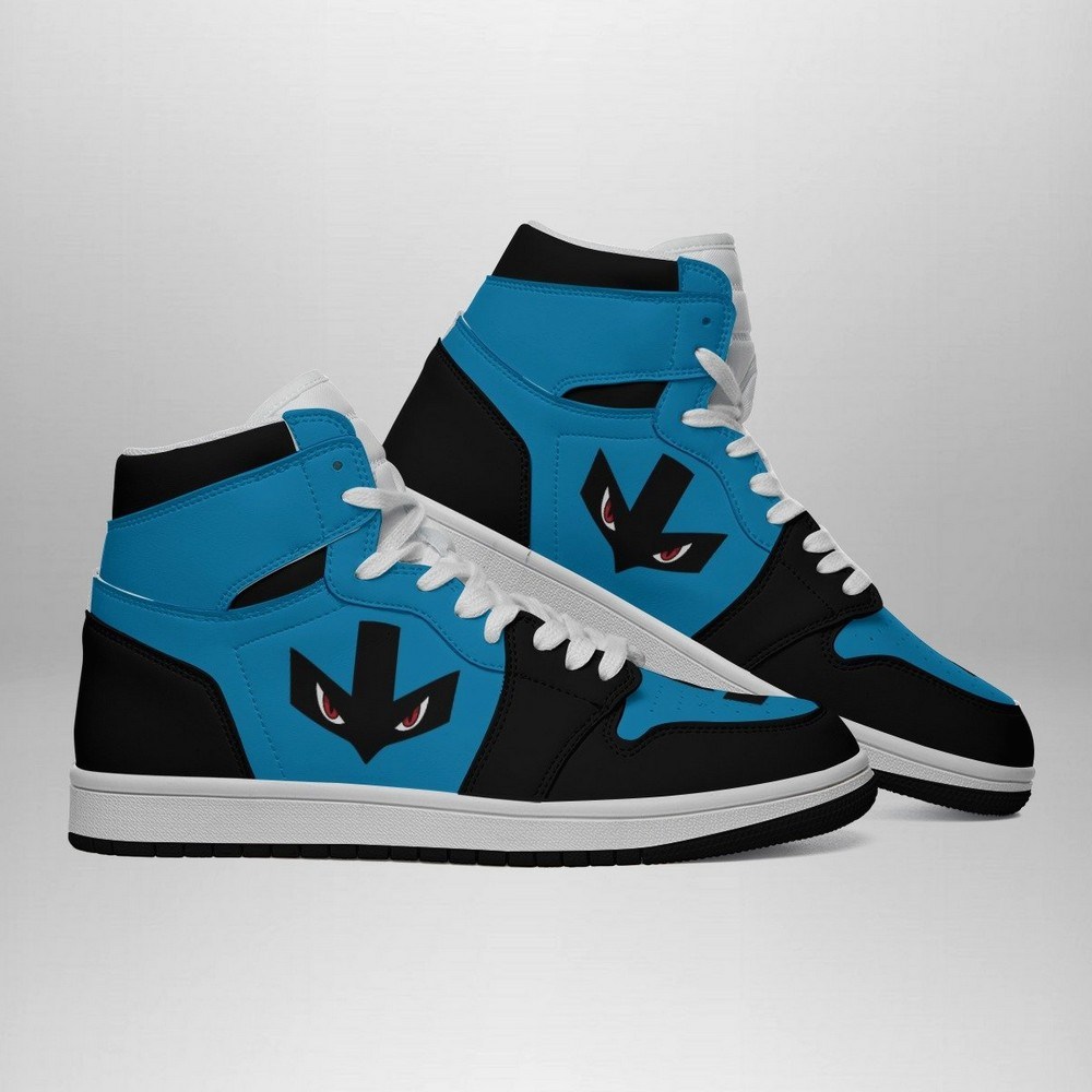 Lucario Face Pokemon High-Top Sneakers Retro Streetwear Vibe Shoes For Men And Women - Image 2