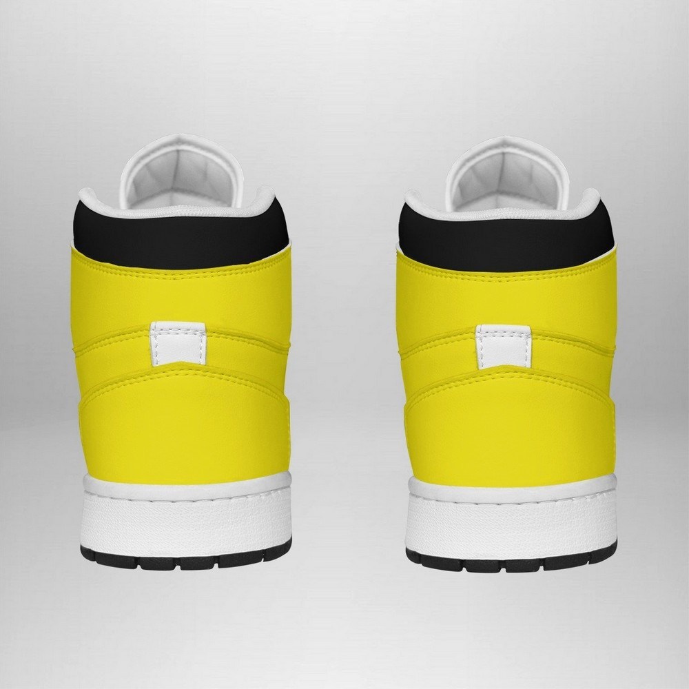 Pikachu Face Pokemon High-Top Sneakers Retro Streetwear Vibe Shoes For Men And Women - Image 3