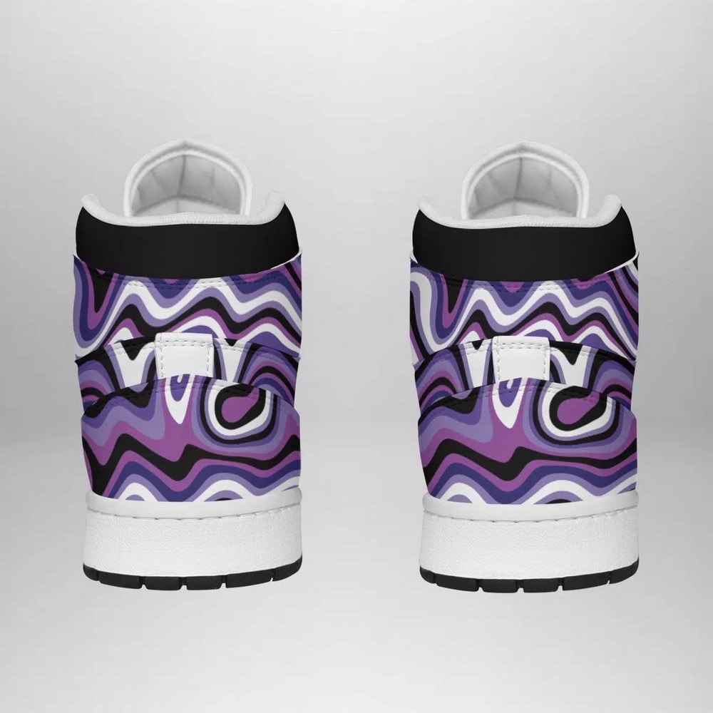Gengar Trippy High-Top Sneakers Retro Streetwear Vibe Shoes For Men And Women - Image 4