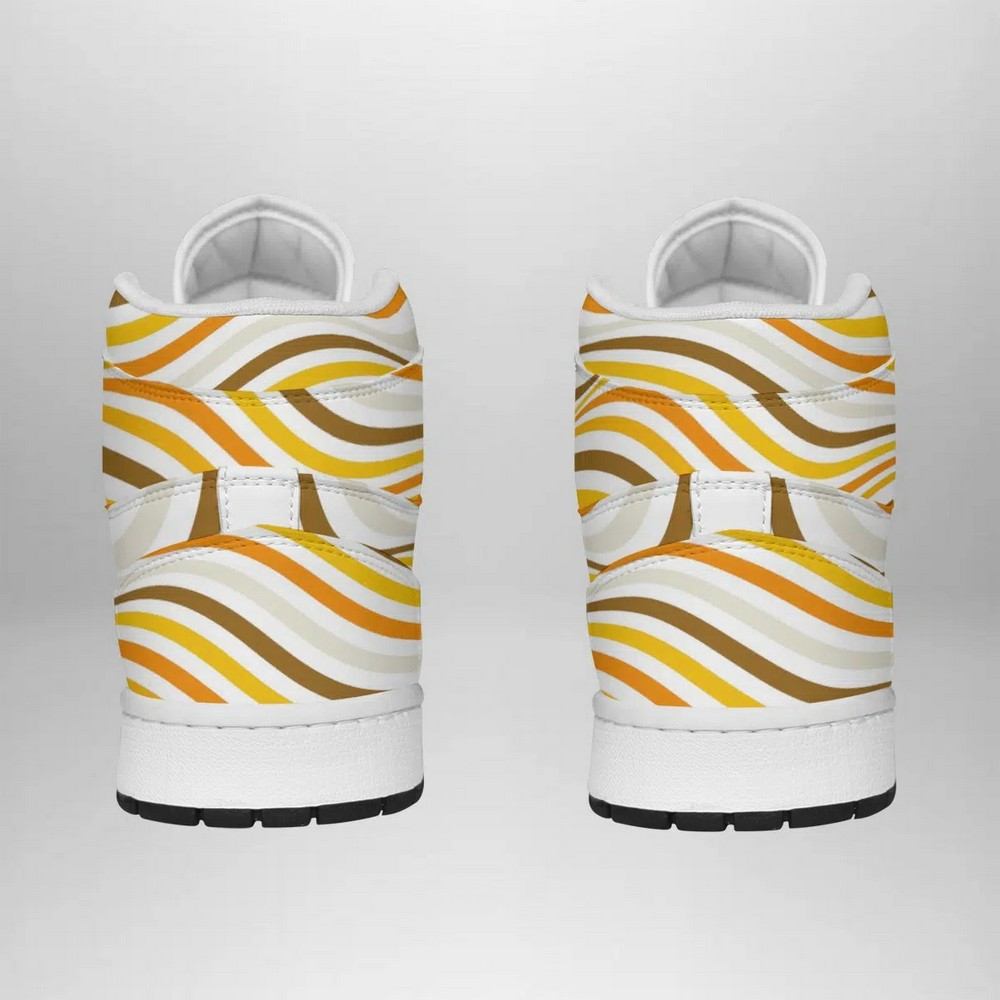 Psyduck Trippy Pokemon High-Top Sneakers Retro Streetwear Vibe Shoes For Men And Women - Image 3