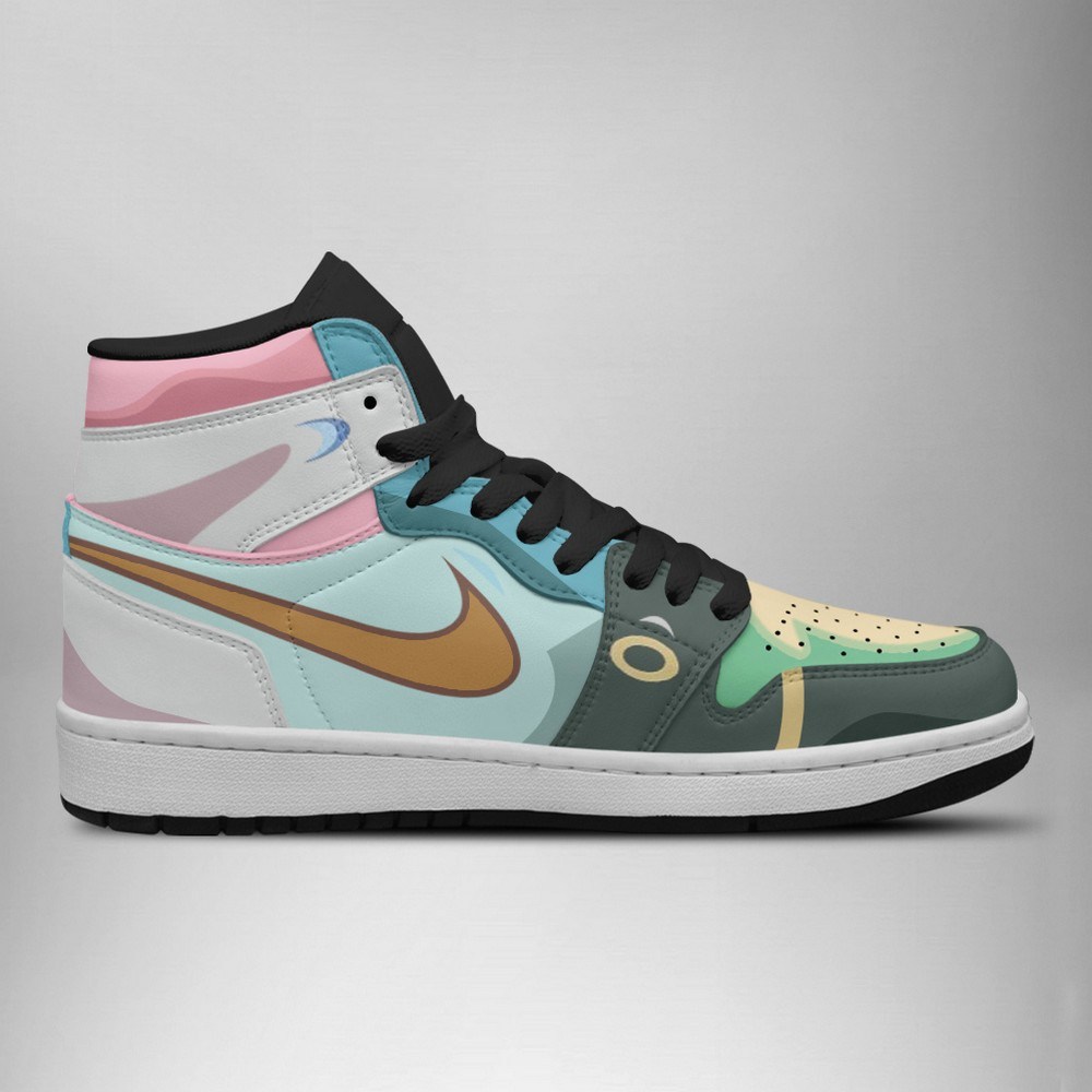 Eevee Evolutions High-Top Sneakers Retro Streetwear Vibe Shoes For Men And Women - Image 3