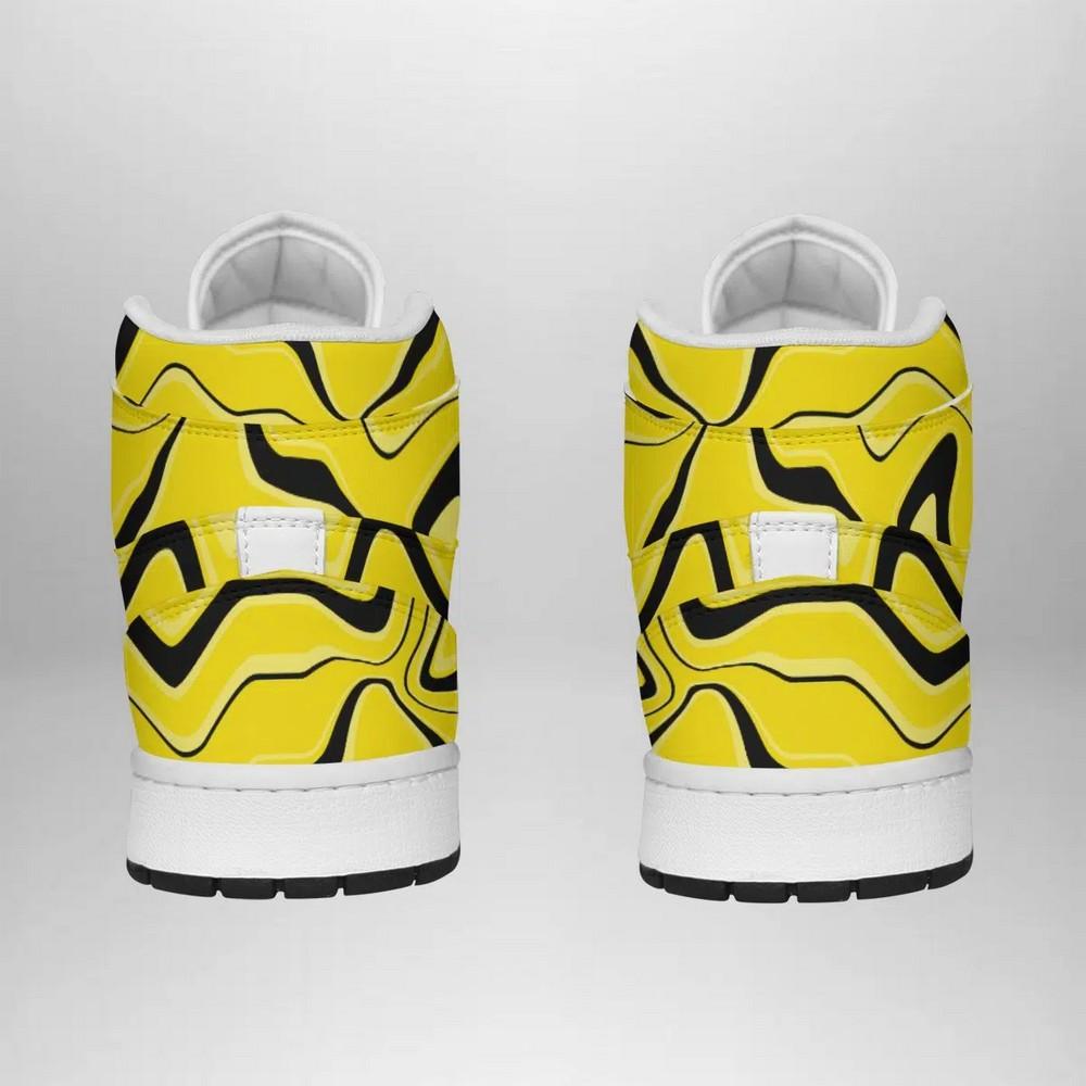 Pikachu Trippy Pokemon High-Top Sneakers Retro Streetwear Vibe Shoes For Men And Women - Image 3