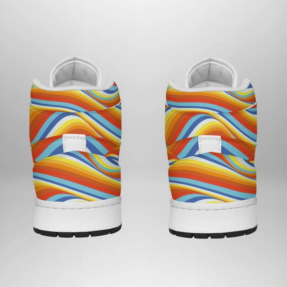 Magikarp Trippy Pokemon High-Top Sneakers Retro Streetwear Vibe Shoes For Men And Women - Image 3