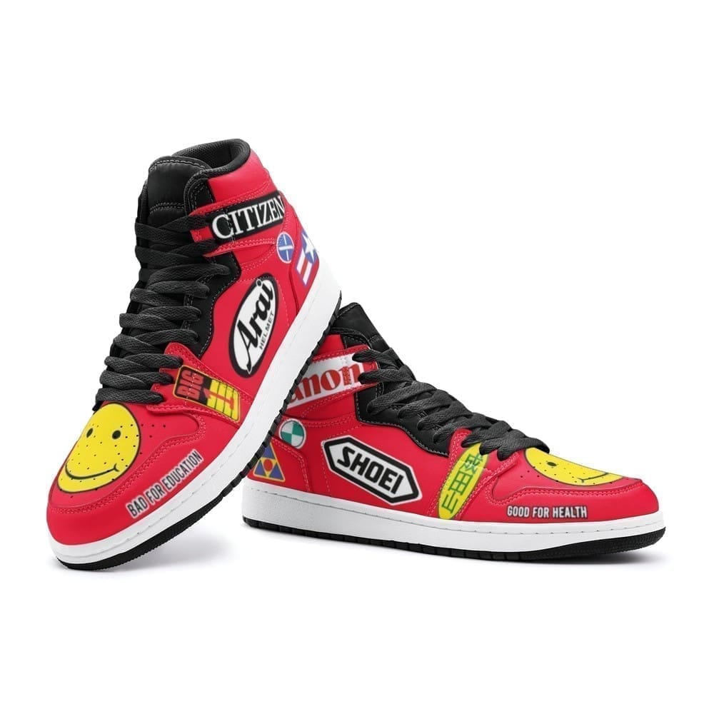 Akira Kaneda Full Decals Akira High-Top Sneakers Retro Streetwear Vibe Shoes For Men And Women - Image 2