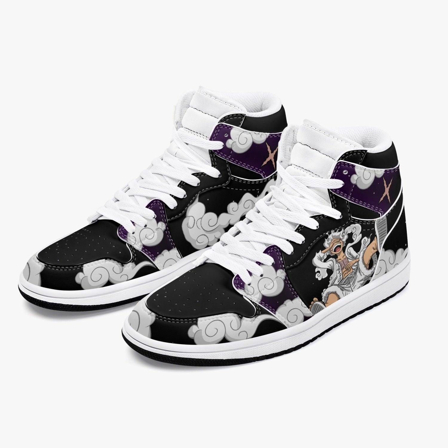 One Piece Luffy White Gear 5 High-Top Sneakers Retro Streetwear Vibe Shoes For Men And Women - Image 2
