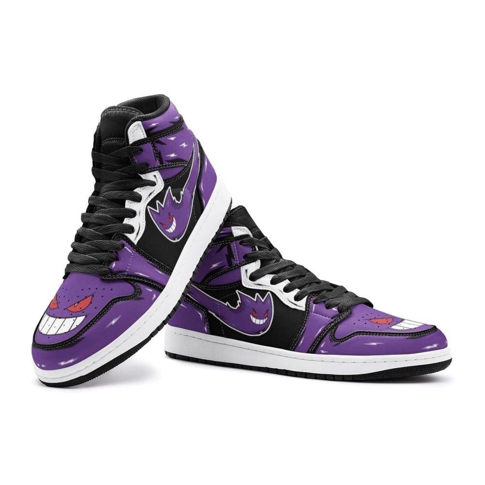 Ghost Gengar High-Top Sneakers Retro Streetwear Vibe Shoes For Men And Women - Image 4