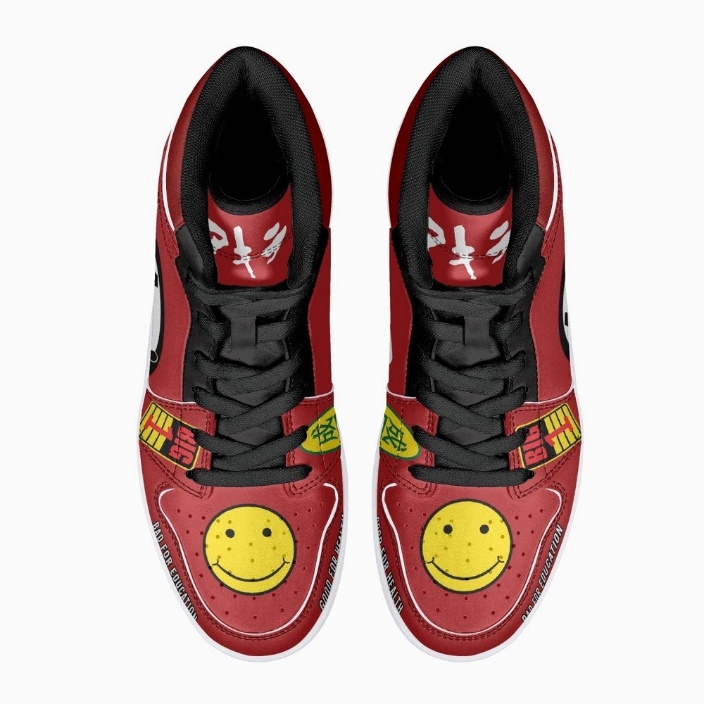 Akira Kaneda Bike Decals High-Top Sneakers Retro Streetwear Vibe Shoes For Men And Women - Image 3