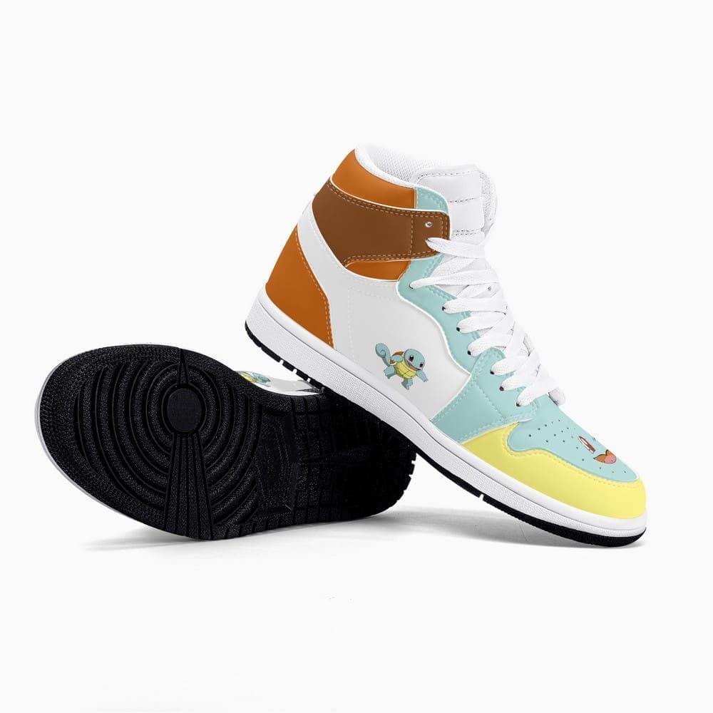 Squirtle Pokemon High-Top Sneakers Retro Streetwear Vibe Shoes For Men And Women - Image 4