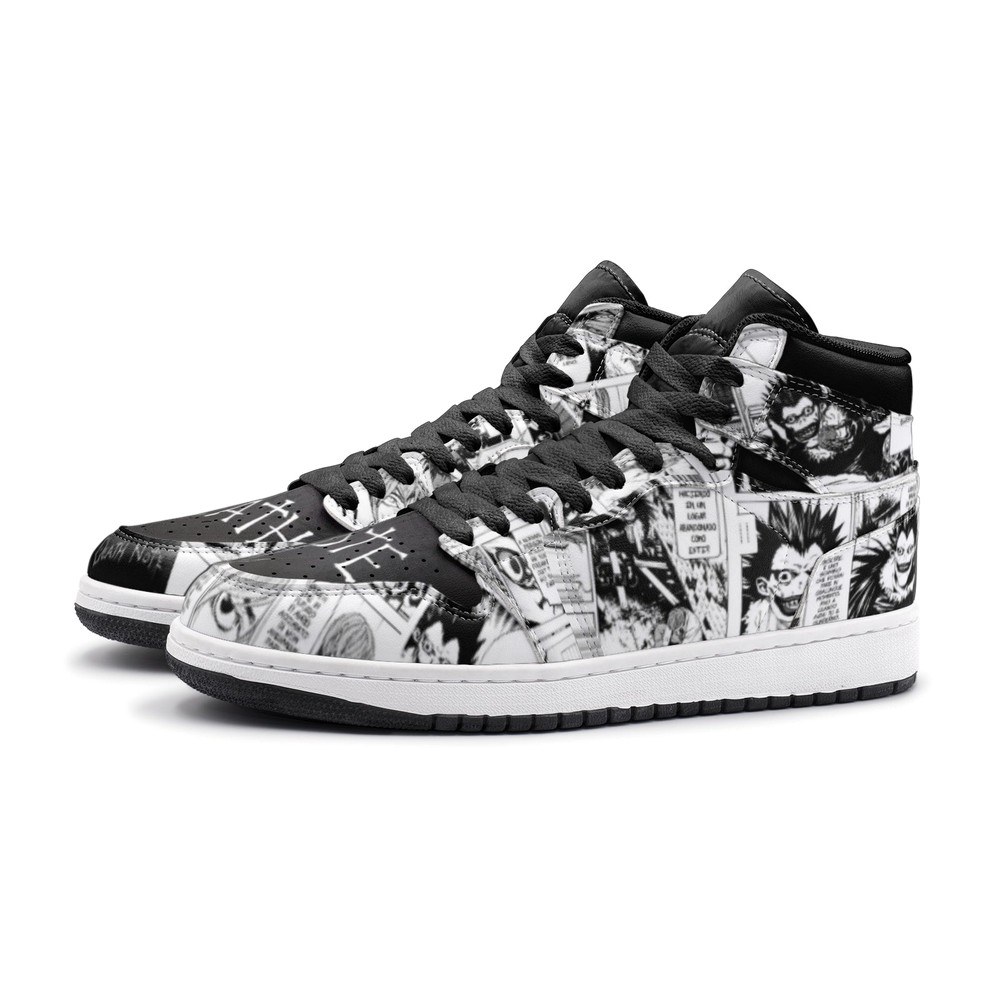 Manga Edition Desu Nto High-Top Sneakers Retro Streetwear Vibe Shoes For Men And Women - Image 2