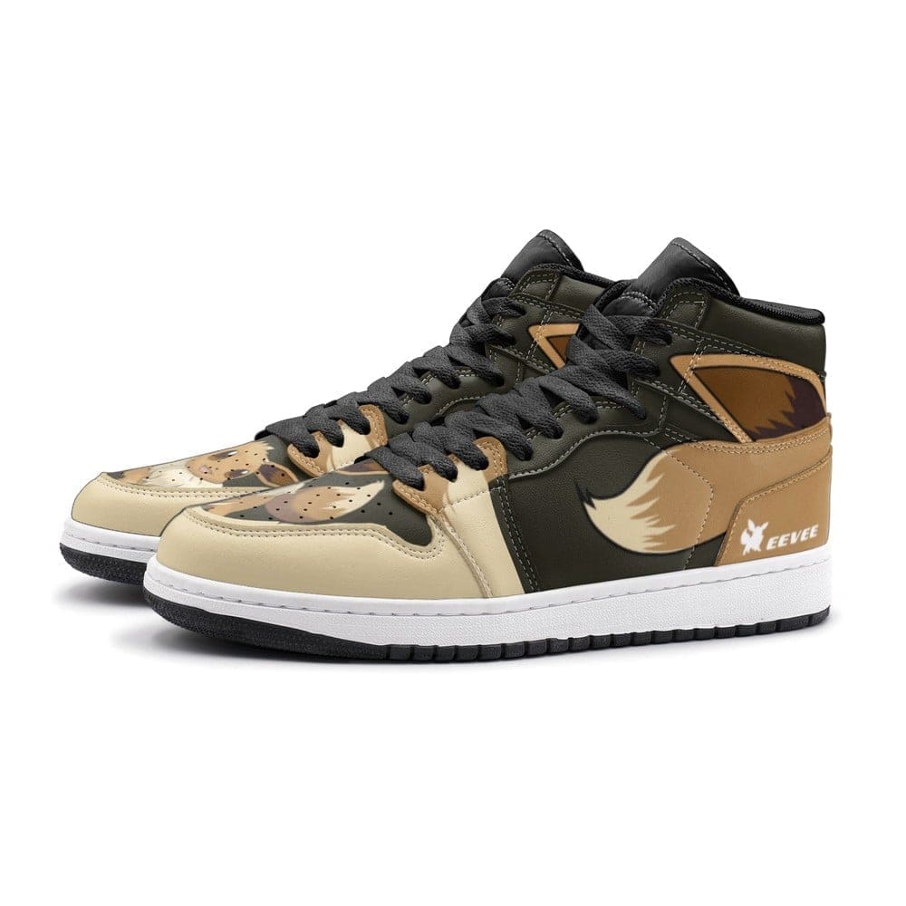 Eevee High-Top Sneakers Retro Streetwear Vibe Shoes For Men And Women - Image 3