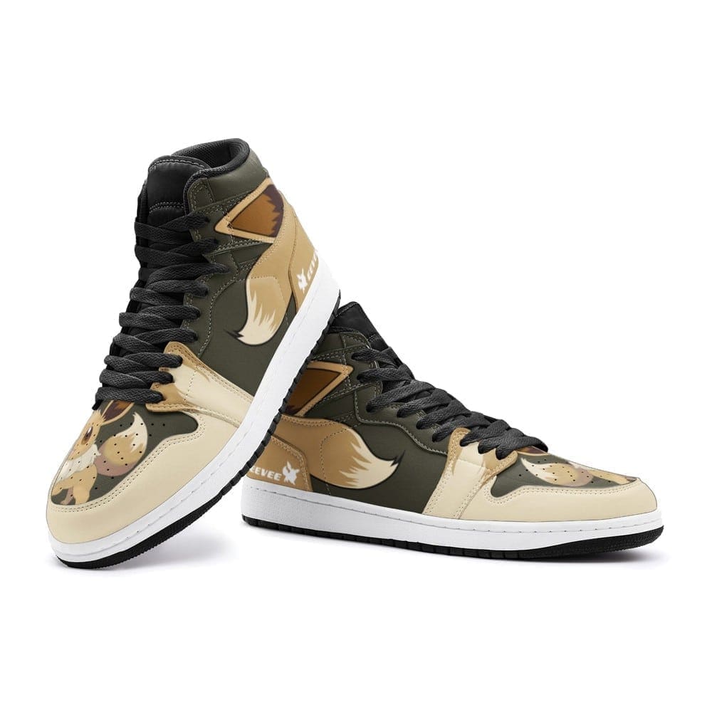 Eevee High-Top Sneakers Retro Streetwear Vibe Shoes For Men And Women - Image 4