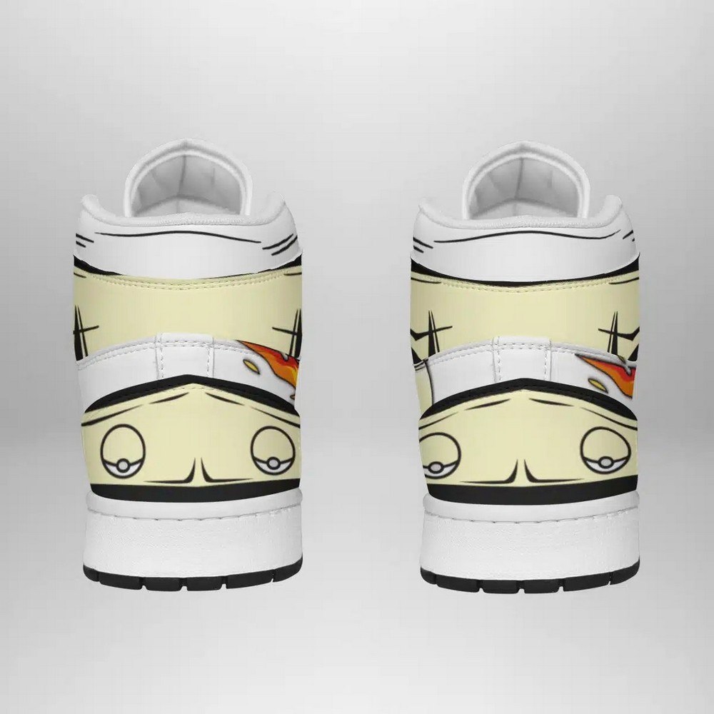 Ninetales Pokemon High-Top Sneakers Retro Streetwear Vibe Shoes For Men And Women - Image 4